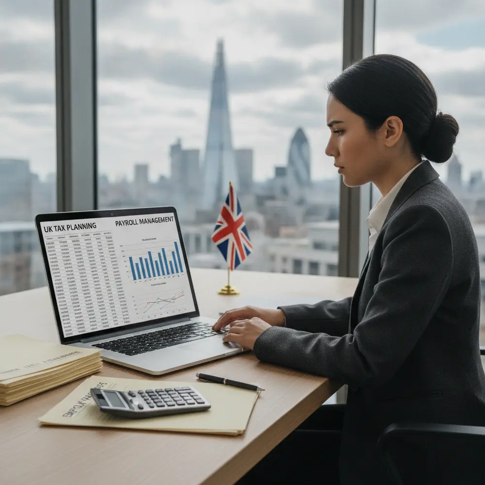 Visão geral de documentos e cálculos para gestão da Folha de pagamento UK e planejamento tributário eficaz de empresas no Reino Unido.